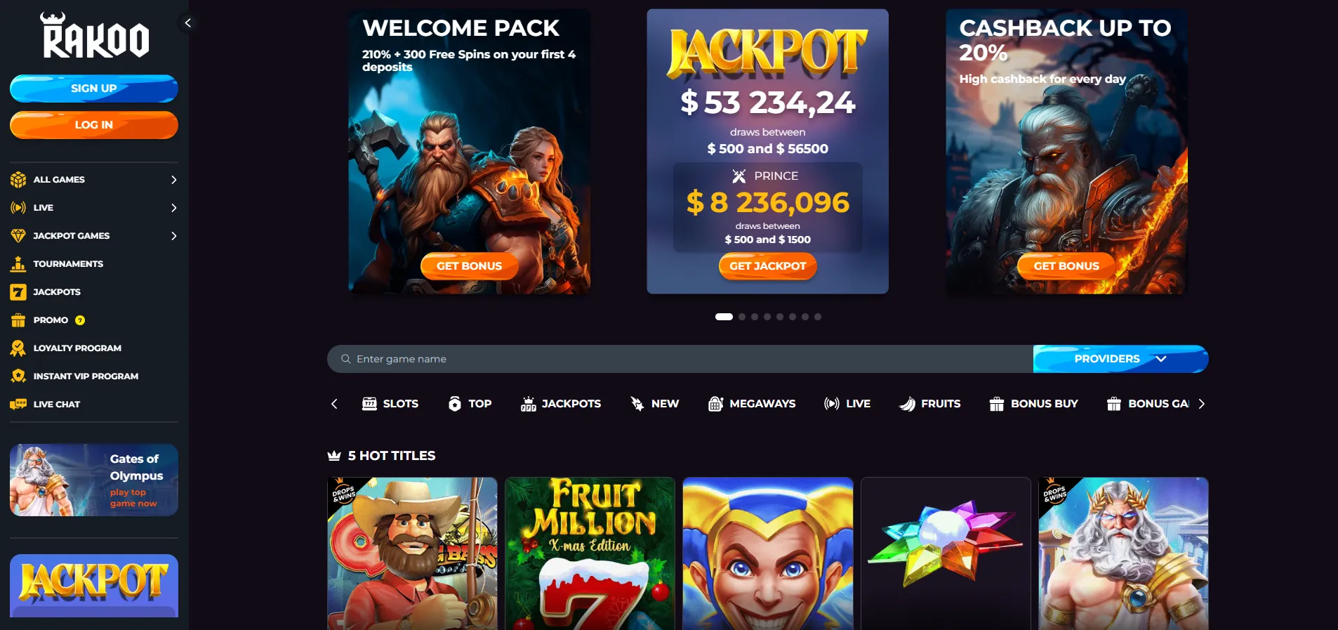 Rakoo Casino Review