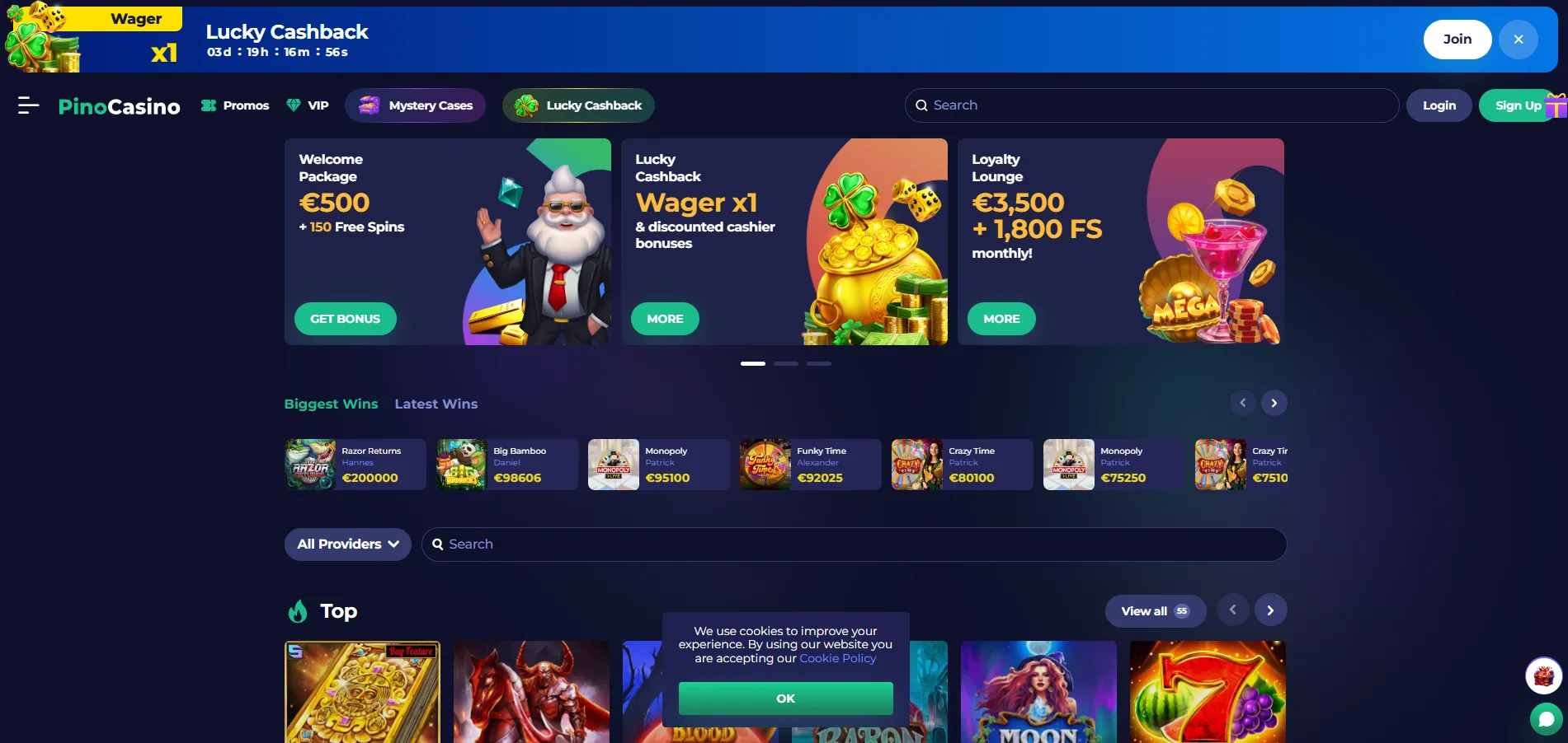 Pino Casino Reviews
